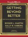 Cover image for Getting Beyond Better